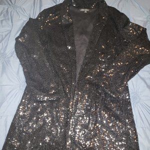 Black Sequence Blazer
